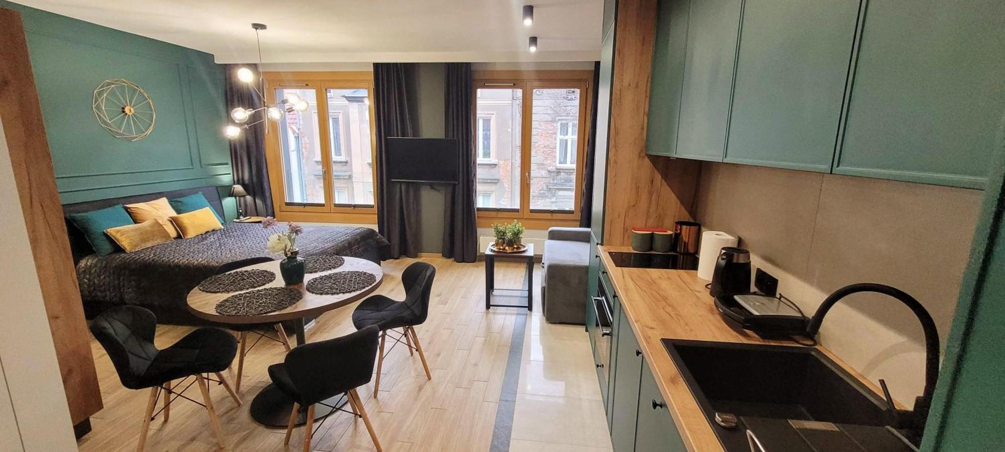 Apartamenty Kossak Residence كراكوفيا الغرفة الصورة